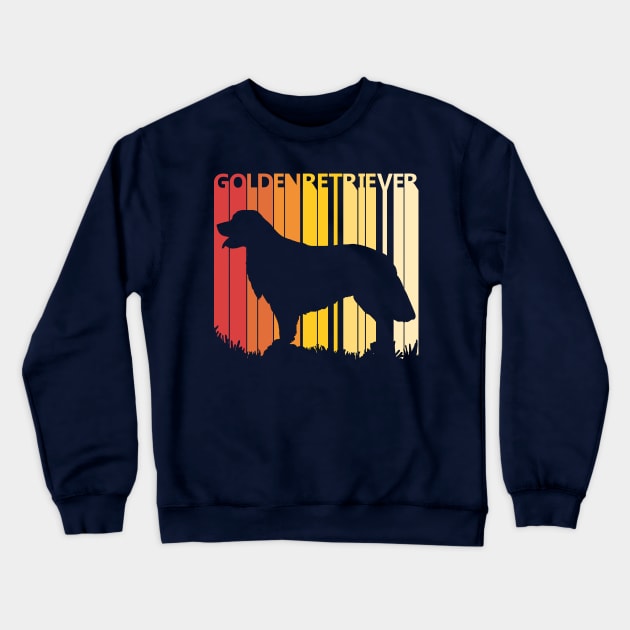 Vintage Golden Retriever Dog Crewneck Sweatshirt by GWENT